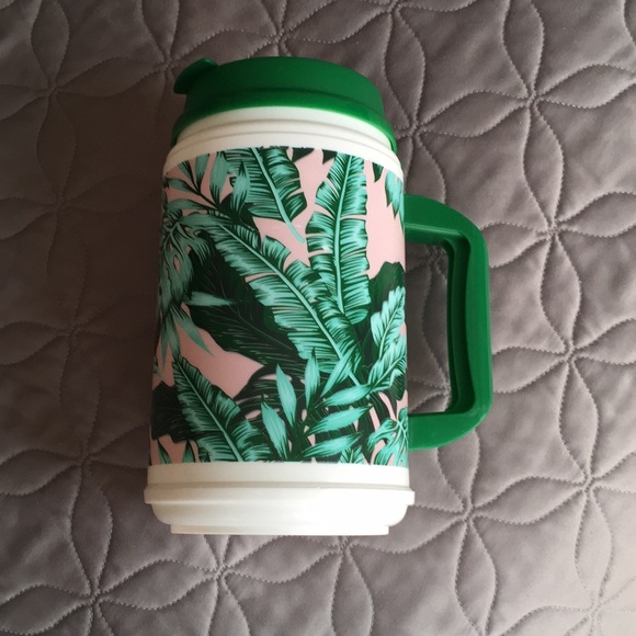 Adorable palm leaf thermos - Picture 1 of 5